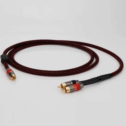 HIFI Y Adapter Subwoofer RCA Male to RCA 2 Male Plug Cable Hifi RCA Audio Cable - Picture 11 of 16