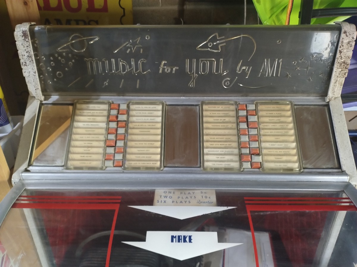 【お取引中】世界の四大ブランド1961年アメリカ「AMI社製」ジュークボックス70万円【ネット決済】 1961年製のAMIコンチネンタル - 俺のお気に入りのジュークボックス : r