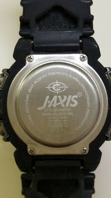 J-axis cybeat men's wrist watch digital analog water resist light