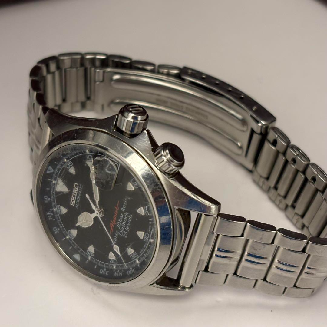 Seiko Alpinist 4S15-6000 Automatic Date Watch 39mm Japan Made Cal