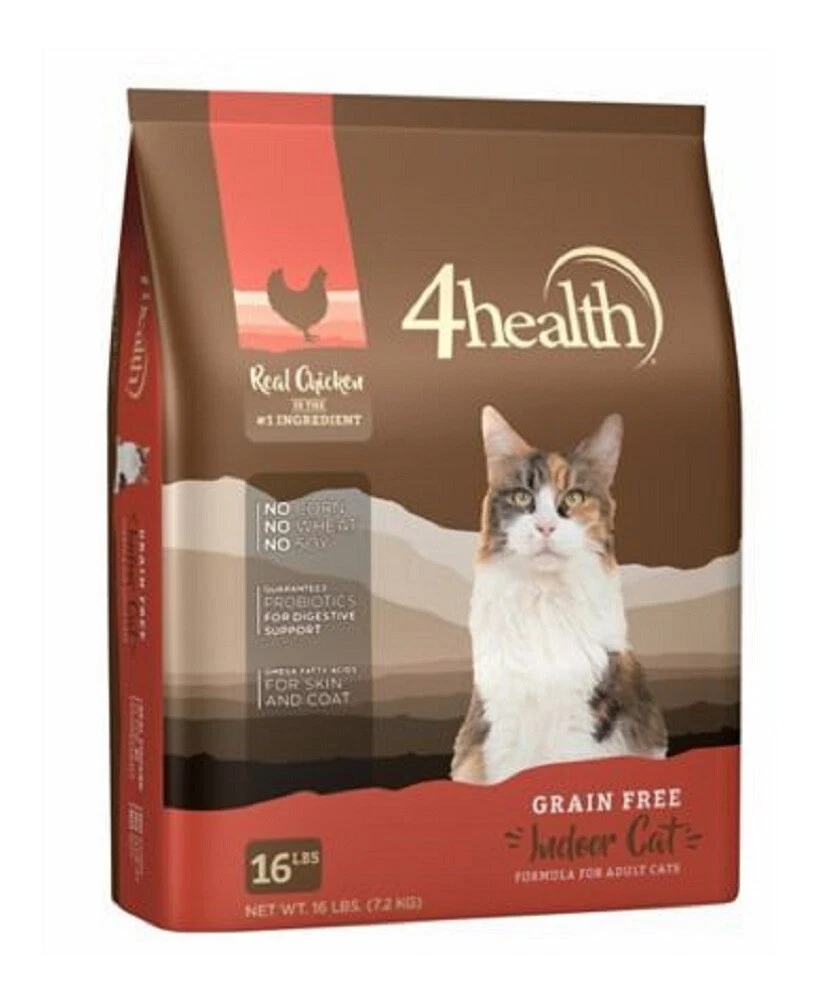 4health Grain Free 2451 Chicken Formula 16 lbs. Adult Indoor Dry Cat Food