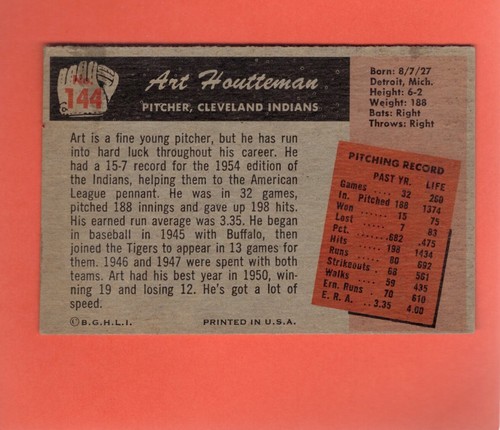 1955 Bowman Baseball (#3-316) - Pick A Card, P-VG+ condition - Picture 144 of 250