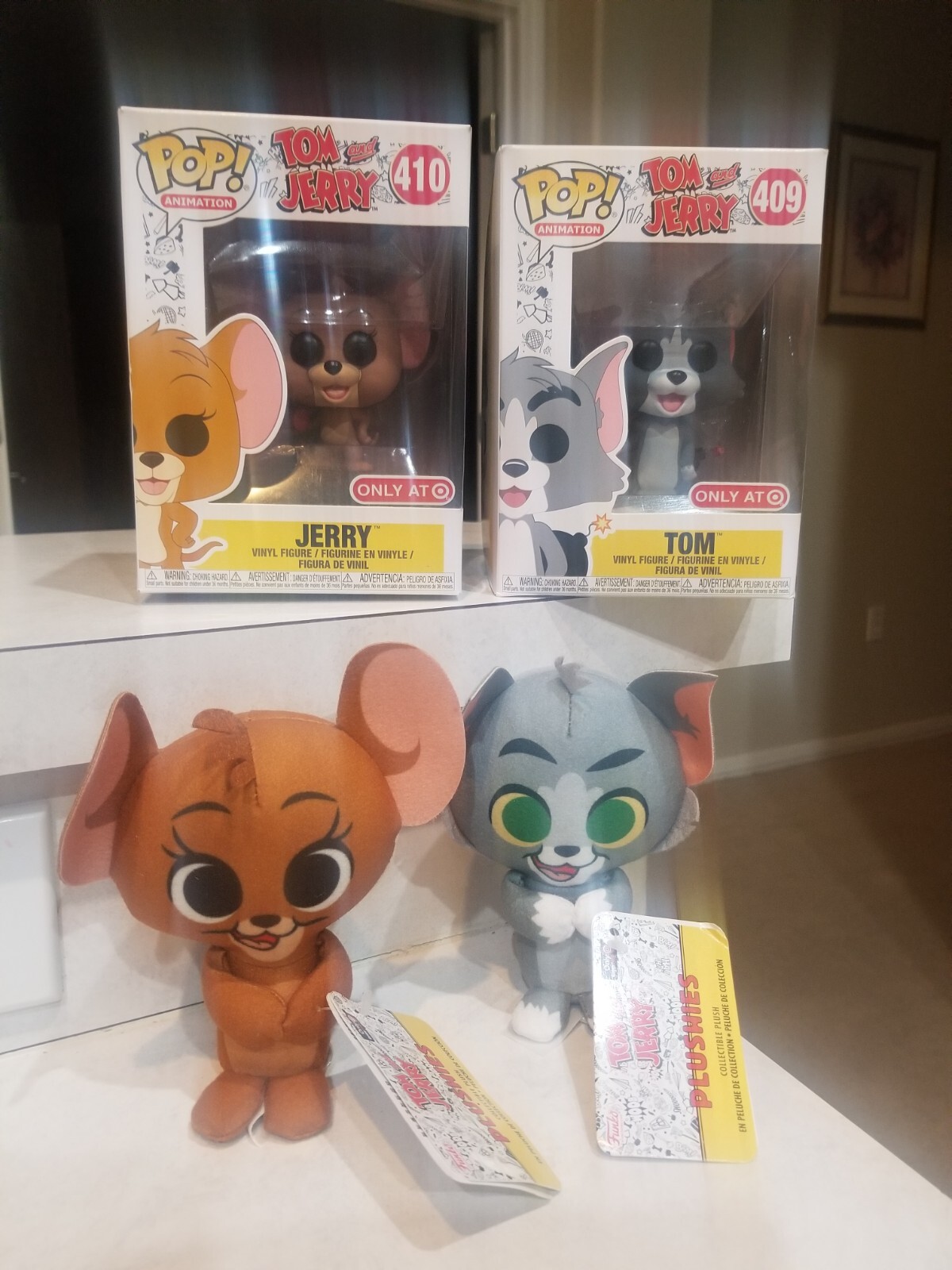Funko Pop Animation Tom #409 And Jerry #410 New In Boxes Target Exclusive