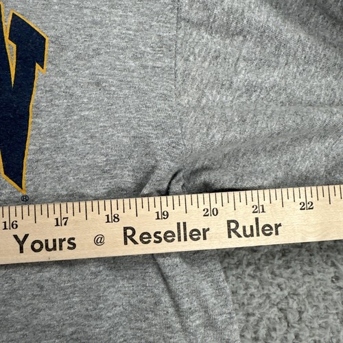 Vtg 90’s Steve & Barry’s Michigan Football Shirt Men Large Grey Long Sleeve - 第 5/16 張圖片