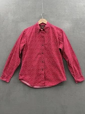 Vintage Roper Five Star Women’s Small Lucky Horseshoe Print Button Up Shirt