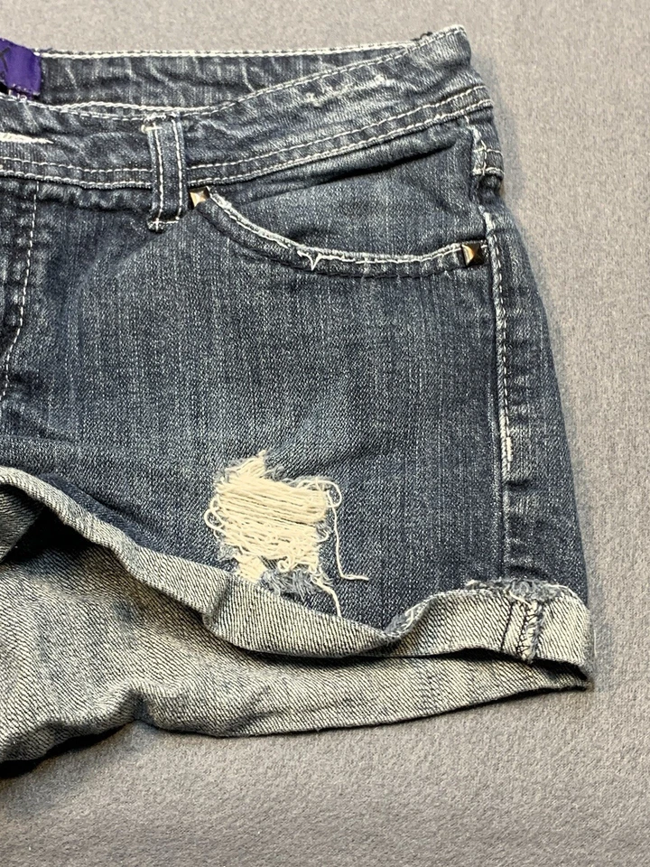 Pantalones Cortos de Denim Miley Cyrus Adulto 13 Mujer’s Azul Foto 3 de 4