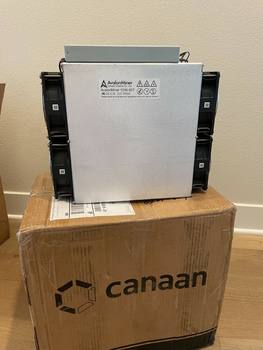 Canaan Avalon A1246 85T ASIC Bitcoin Miner New US STOCK free Canaan Avalon A1246 85T ASIC Bitcoin Miner New US STOCK free