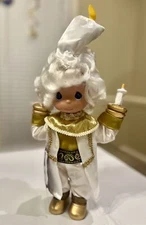Precious Moments Disney Once Upon A Time Beauty & The Beast Lumiere 12" Doll