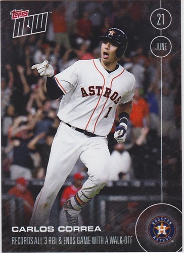 2016 Topps Now 172 Carlos Correa