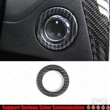 For Ford Explorer 2013-19 ABS Carbon Fiber One-Click Startup Button Cover Trim