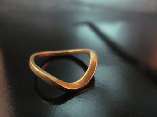 Wedding ring for women. 14k Yellow gold wedding ring for women. Special ring. - Picture 12 of 16