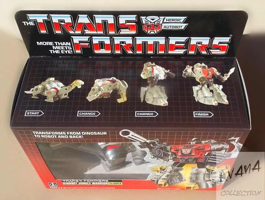 Transformers Reissue G1 Dinobot Sludge MISB gift - Image 2 of 4