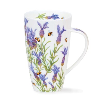 Dunoon Lavender Busy Bees Tassen Kaffeebecher Jumbogröße Henley