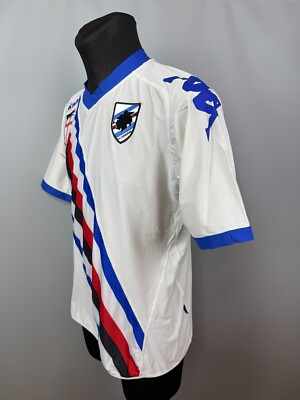 SAMPDORIA 2010 2011 AWAY SHIRT FOOTBALL SOCCER JERSEY KAPPA MENS