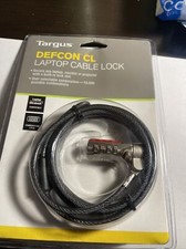 TARGUS DEFCON CL LAPTOP CABLE LOCK NEW 6.5 10,000 possible Combos NEW