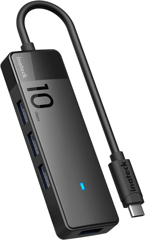 Inateck 4-Port USB 3.2 Gen 2 Hub for Windows and Mac