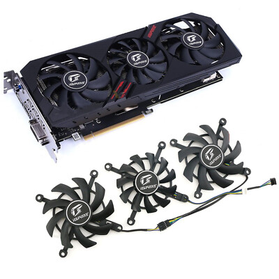 DC Cooling Fan for Colorful GTX1650 1660RTX2060 IGAME Ultra Deluxe Graphics Card