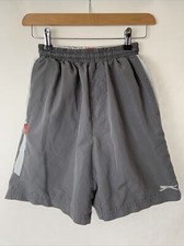 Slazenger Men's Grey Polyester Swimming Shorts XS