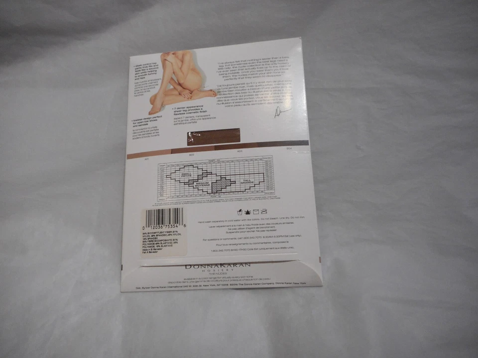 Pantimedias Donna Karan The Nudes Toeless Control Top 0A069 B04 Alto Foto 3 de 4