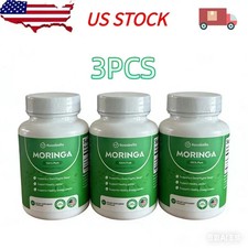 3 Pack Moringa Capsules Immune Support Gut Health 180 Capsules US Stock