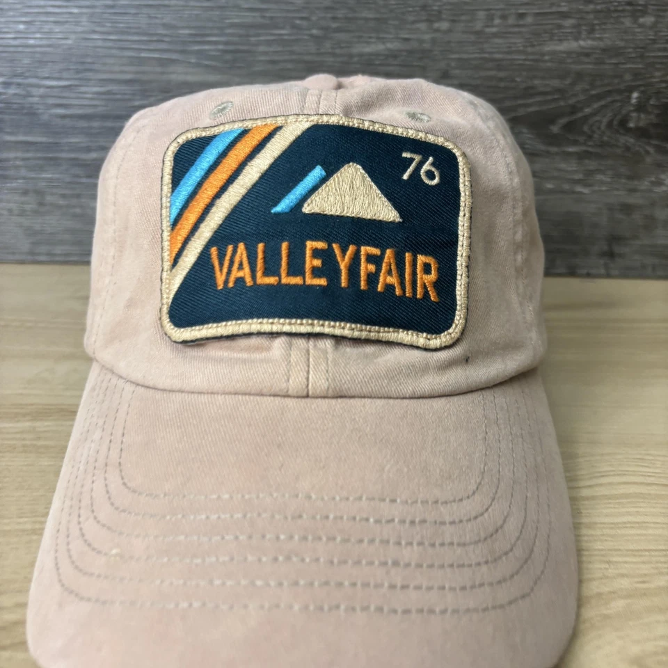 Valleyfair Sombrero Gorra Correa Trasera Parche Rosa Papá Sombrero Para Hombres 76 Parque de Atracciones Foto 2 de 4