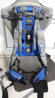 Bush Baby Elite - grau/blau Babytrage guter Zustand
