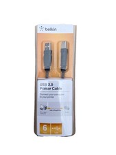 BELKIN USB 2.0 PRINTER CABLE 6ft NEW READ