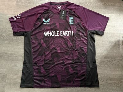England Cricket Castore Herren lila Player Issue Pro Training Top Größe 2XL neu mit Etikett