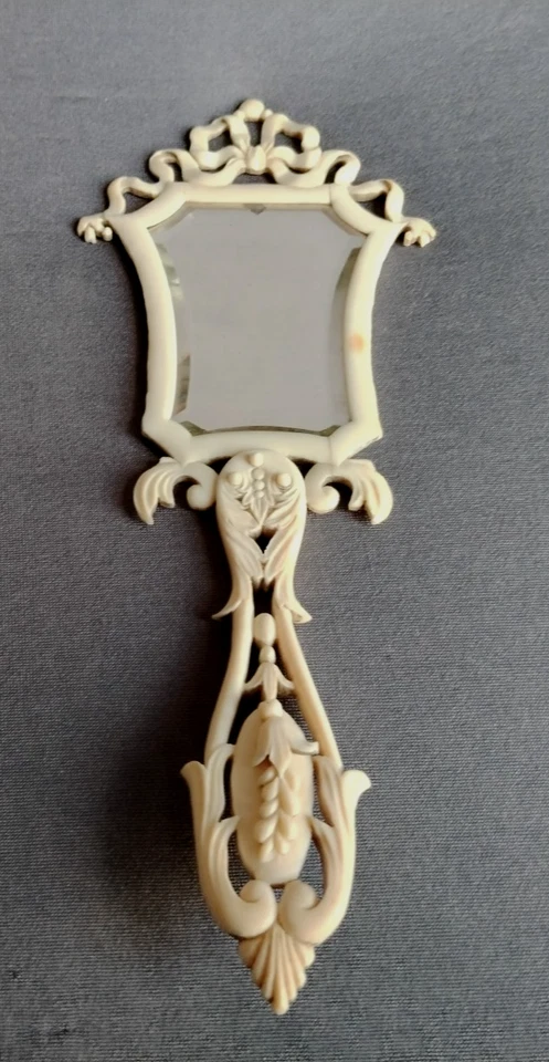 Magnifique  miroir face à main sculpté style louis xvi  - Photo 4/4