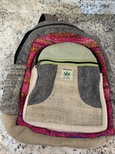 Himalayan Hemp Backpack Travel Hippie Hemp