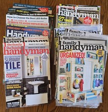 Family Handyman Magazine 2016 - 2020 Lot of 34 DIY Home Garden Renovations