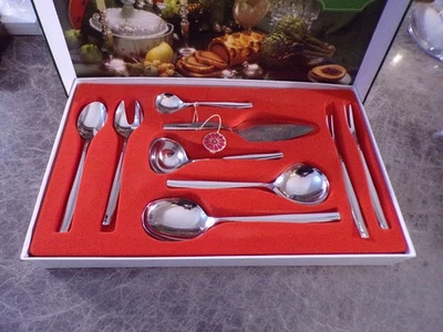 WMF Modell FRANKFURT Satz 9 Vorleger Vorlegeteile Cromargan neuwertig ! - Bild 1 von 4