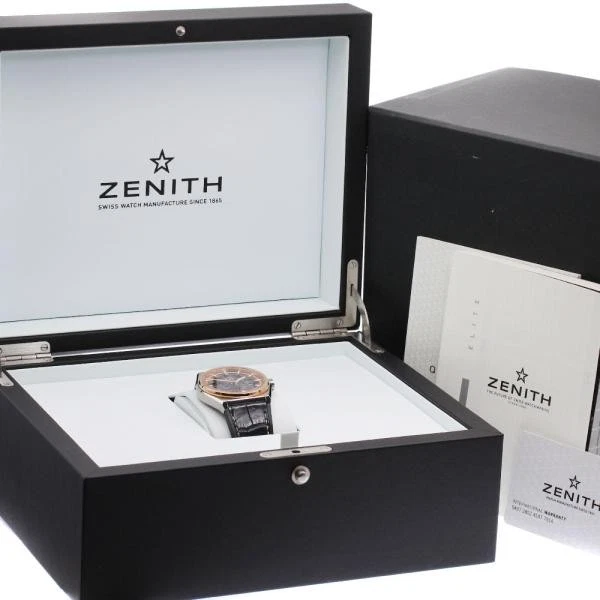 Zenith — Zenith Defy Classic 87.9001.670/79.R589 41mm Ti Skeleton Dial Watch #C2056
