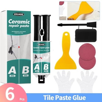 Bad weiß Emaille Reparatur reparieren Kratzer Riss Chip Keramik Waschbecken Badewanne Duschwanne Kit