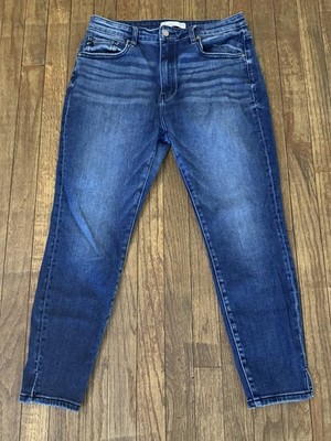 Kancan Maurice s Jeans Women s Size 30 Curvy High-Rise Dark Skinny Jeans Stretch