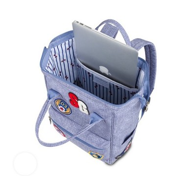 SWISSGEAR Laptop Backpack With Patches And Extra Pockets For Easy Travel