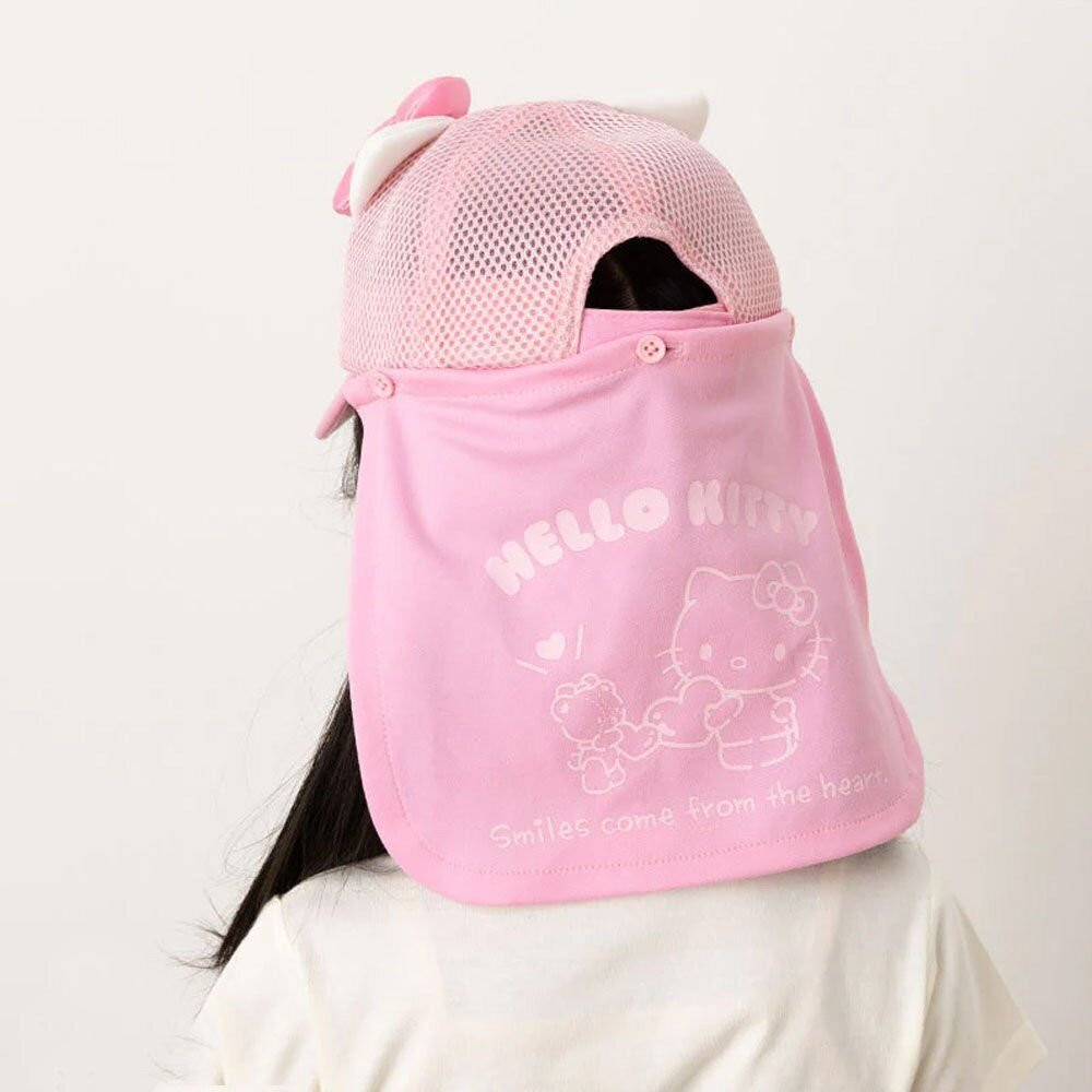 Hello Kitty Mesh Back Awning Cap Trucker Hat Cute Cap For
