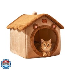 Cat Bed for Indoor Cats,Cozy Cat Cave Bed Cat House Cat Tent with