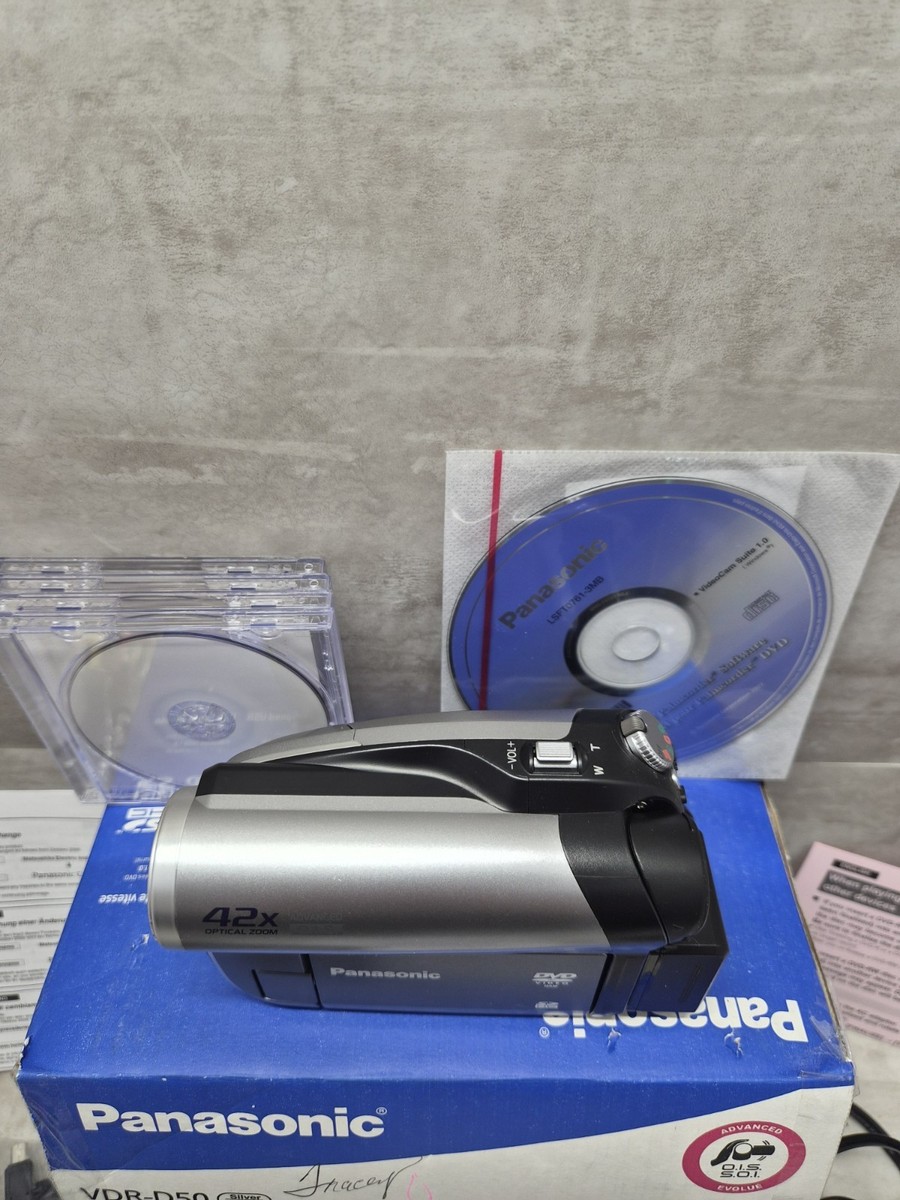 Panasonic VDR-D50 DVD Video Camera Camcorder 42x Optical Zoom
