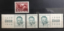 Tschechoslowakei 1949, Mi. Nr. 564 - 565 + 2 x Zf, postfrisch