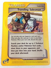 Traveling Salesman 137/147 Aquapolis Pokémon Trainer Card 2002 on eBay