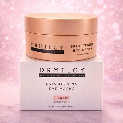 DRMTLGY Renew Brightening Eye Masks with Caffeine & Hyaluronic Acid 60 Masks