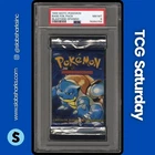 1999 WOTC POKEMON BASE SET FOIL BOOSTER PACK SPANISH BLASTOISE ART PSA 8