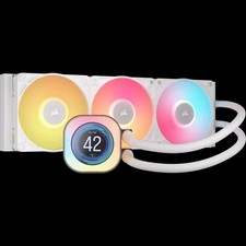 CORSAIR - iCUE LINK TITAN 360 RX LCD Liquid CPU Cooler - White