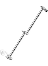 Shower Head Extension Arm 16" Solid Brass (chrome plated) Adjustable Extender