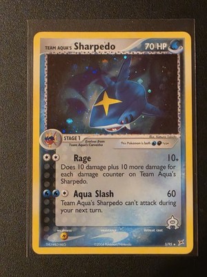 Team Aqua's Sharpedo | ex Team Magma Team Aqua | Holo Rare | 5/95 | NM | Pokemon