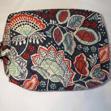 Vera Bradley Nomadic Cosmetic Bag Quilted Zip Pouch Travel