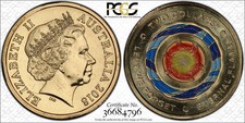 2018 $2 Two Dollar Coin - PCGS MS68 Eternal Flame - Unc C mintmark QEII Slab