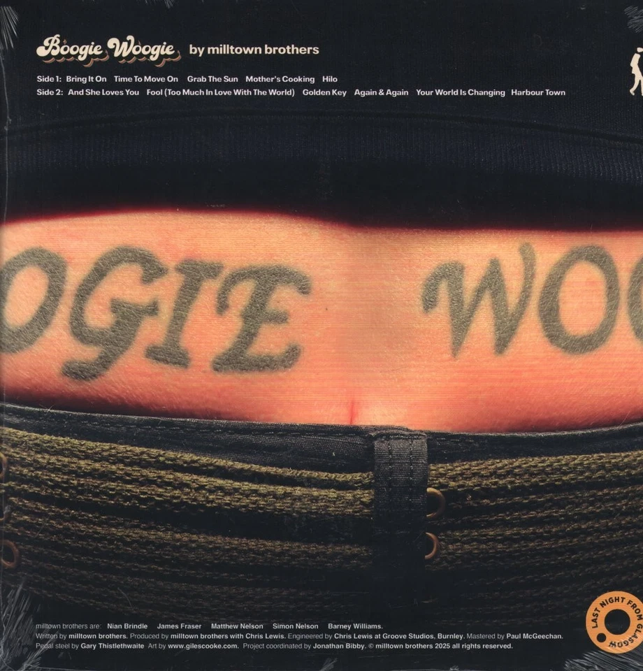 Milltown Brothers Boogie Woogie LP vinyl Europe Last Night From Glasgow 2025 - Image 2 of 2
