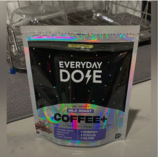 Everyday Dose Mushroom Coffee  Medium Roast Collagen Protein Nootropics Focus